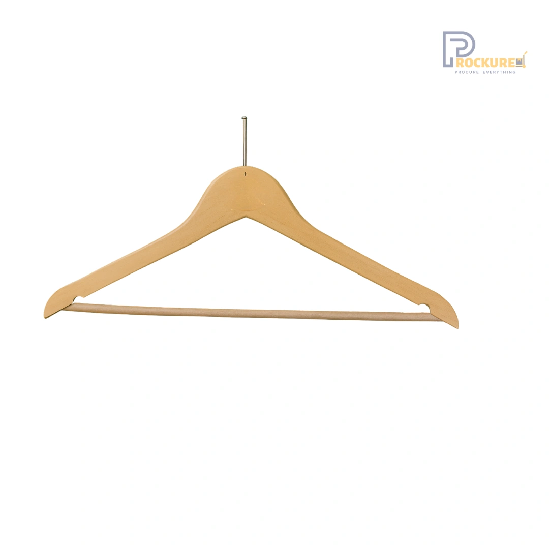 Screw-Type Wooden Hanger – Minimalist & Durable