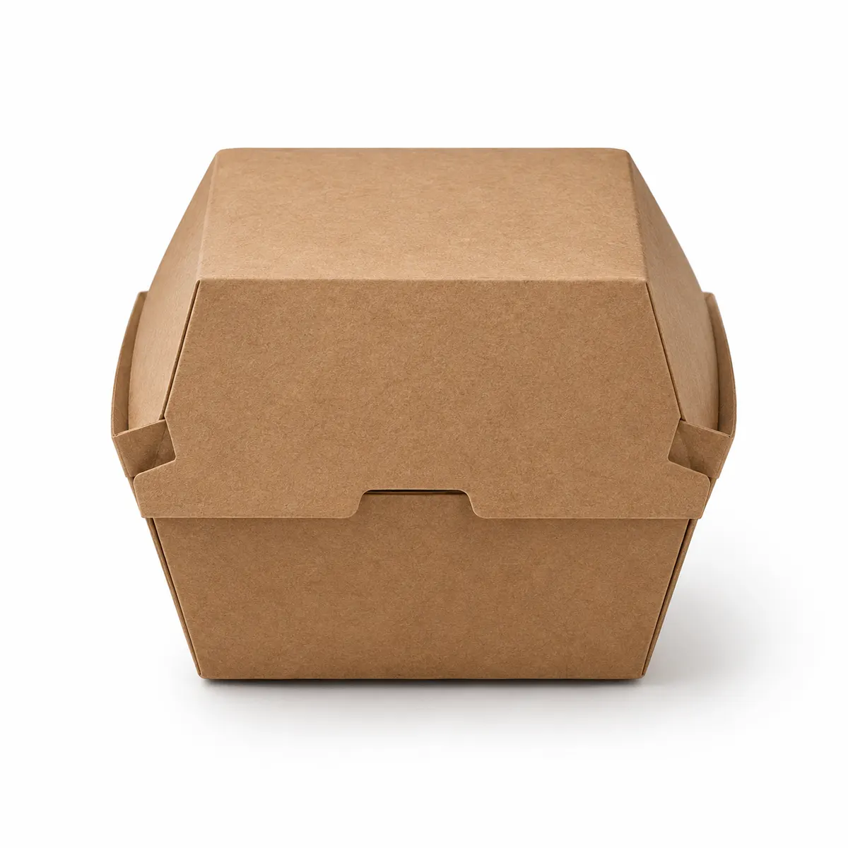 Burger Box – Disposable, Food-Grade Packaging | 5x5x3.5 Inch | Kraft & White Variants