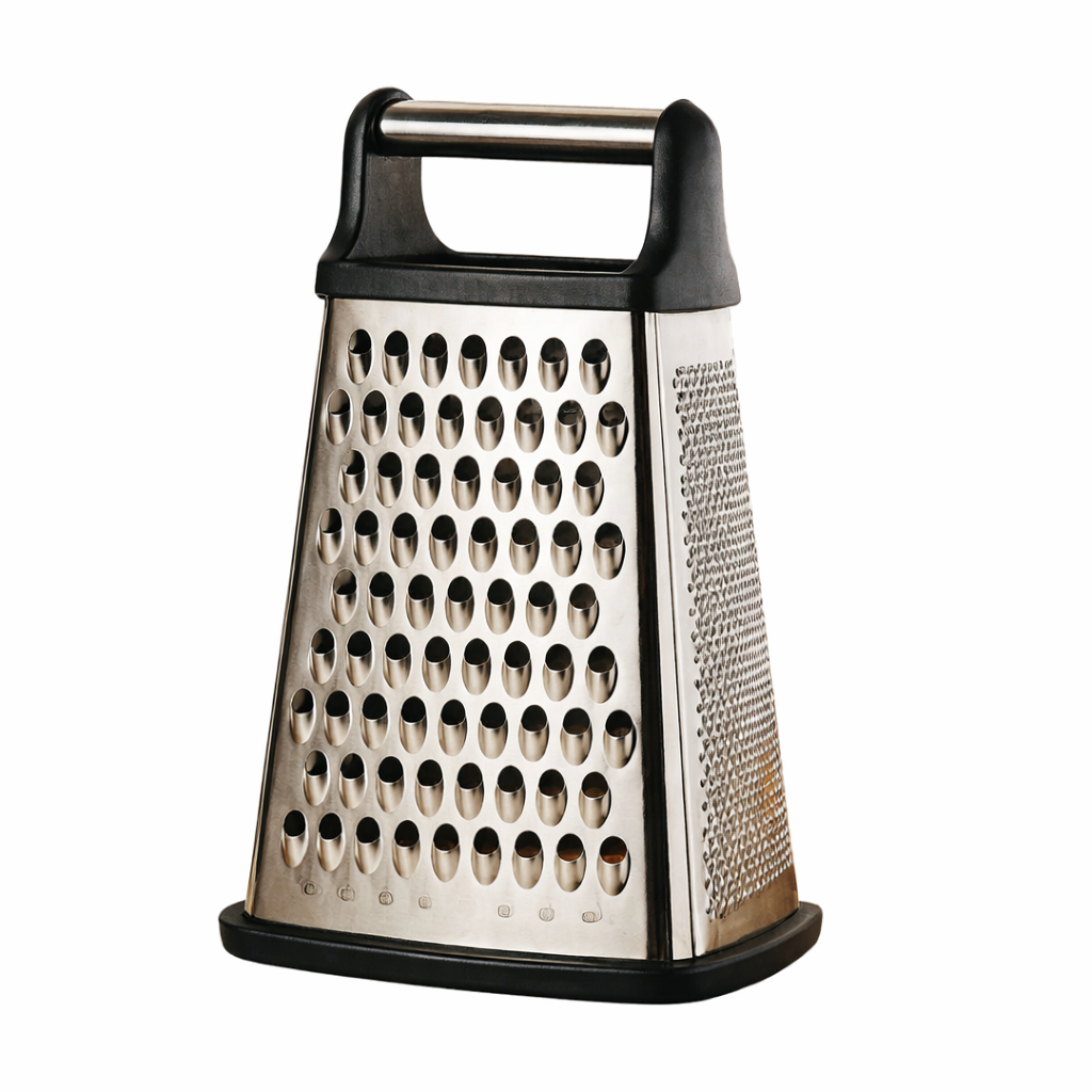 Multi Grater Rectangular Black Stainless Steel Box Grater for Kitchen