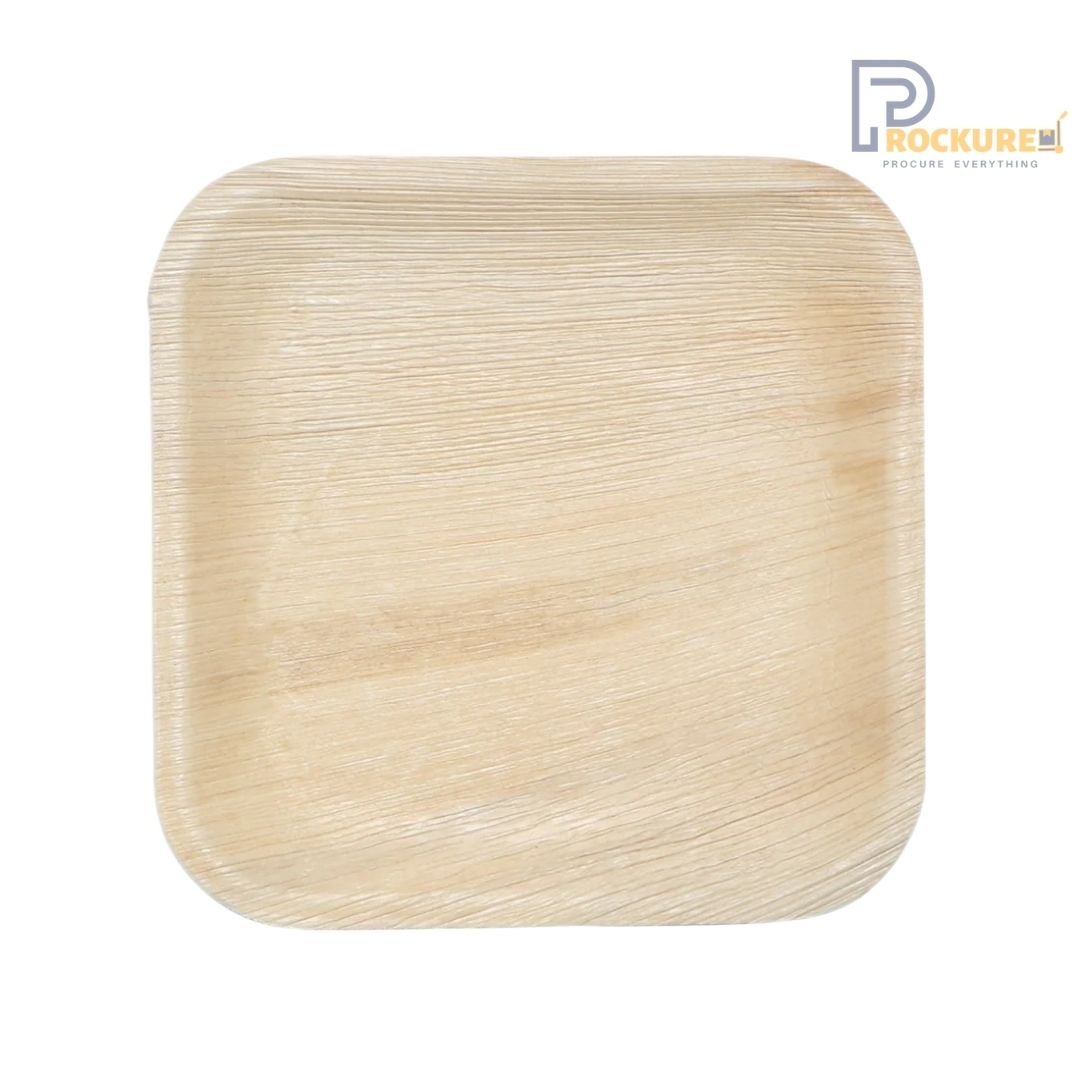 Areca Leaf 10 Inch Square Plate