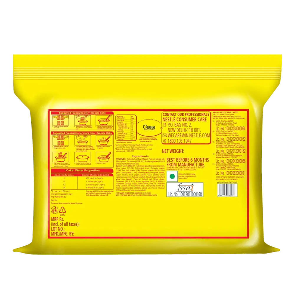 Maggi 2 Minutes Masala Noodles 24 Cakes 1.8 Kg 2