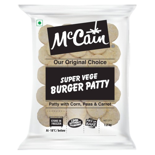 McCain Super Vege Burger Patty 1.2 Kg
