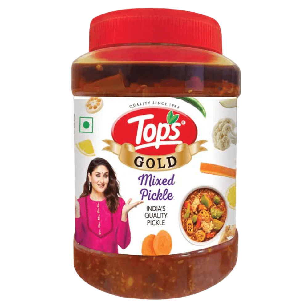 TOPS Mixed Pickle 900 gm Pet Jar