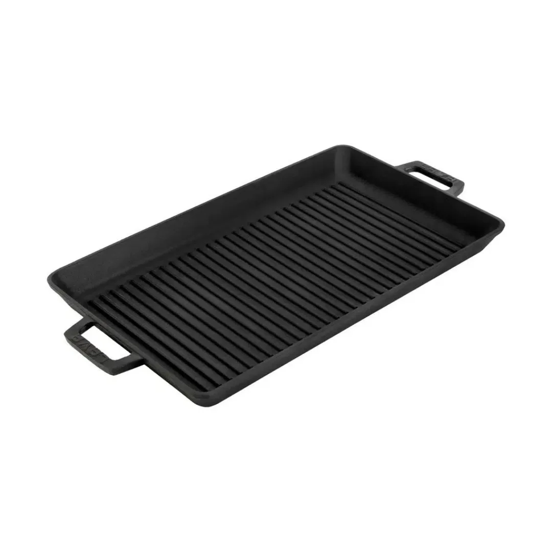 Lava Cast Iron Enamel Pan 26x45 cm - Grill Pan Rectangular 26x45 2