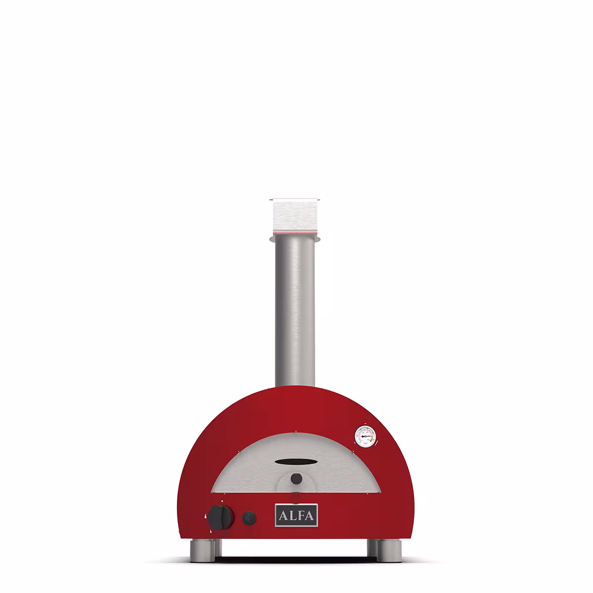 Alfa Forni Moderno Portable Hybrid Gas & Wood Fired Pizza Oven 1 Pizza 40 x 40 cm