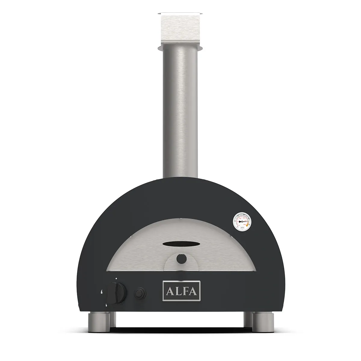 Alfa Forni Moderno Portable Hybrid Gas & Wood Fired Pizza Oven 1 Pizza 40 x 40 cm 4