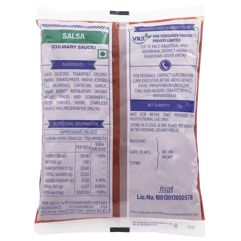 Veeba Salsa 1 Kg 2