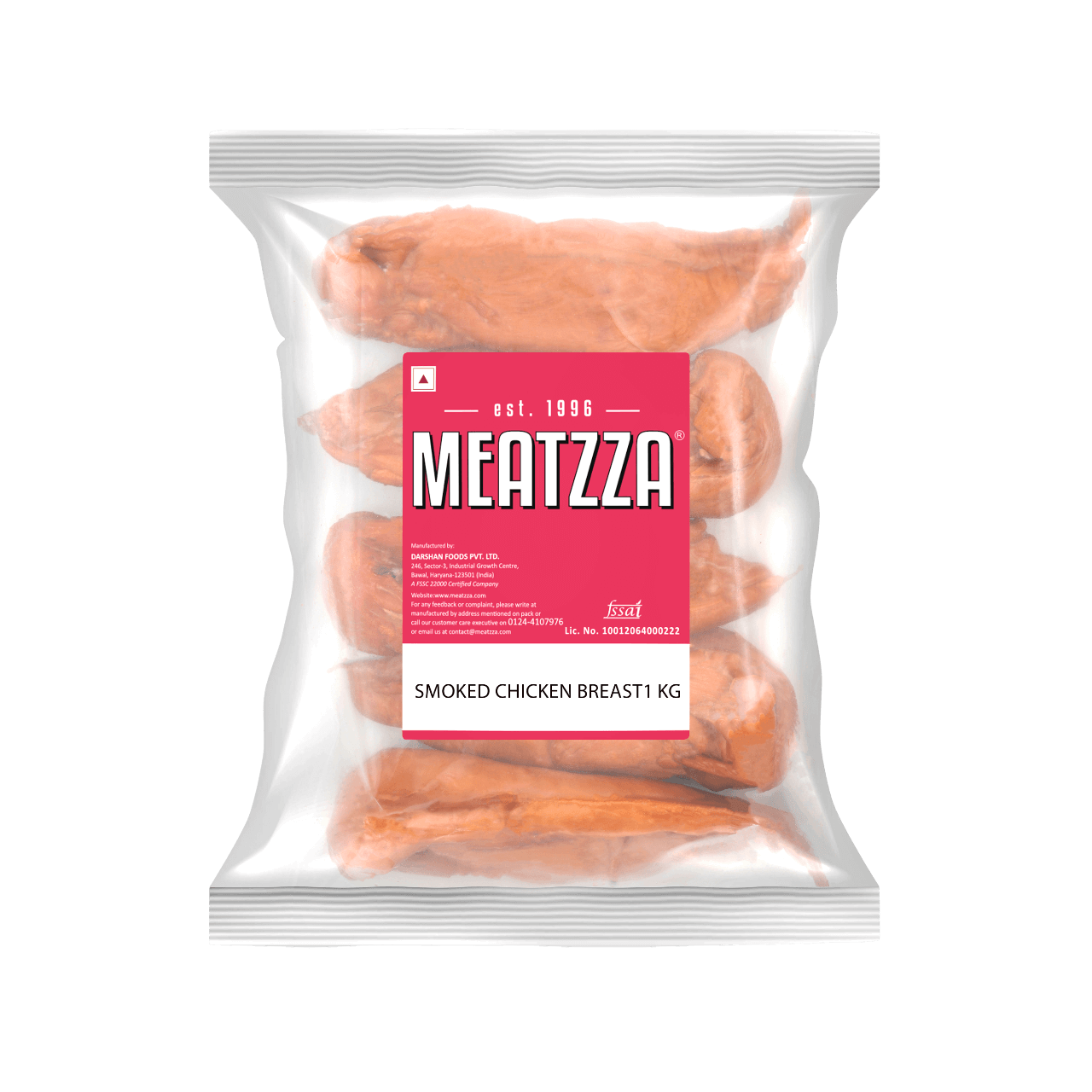 Meatzza Smoked Chicken Breast 1 Kg