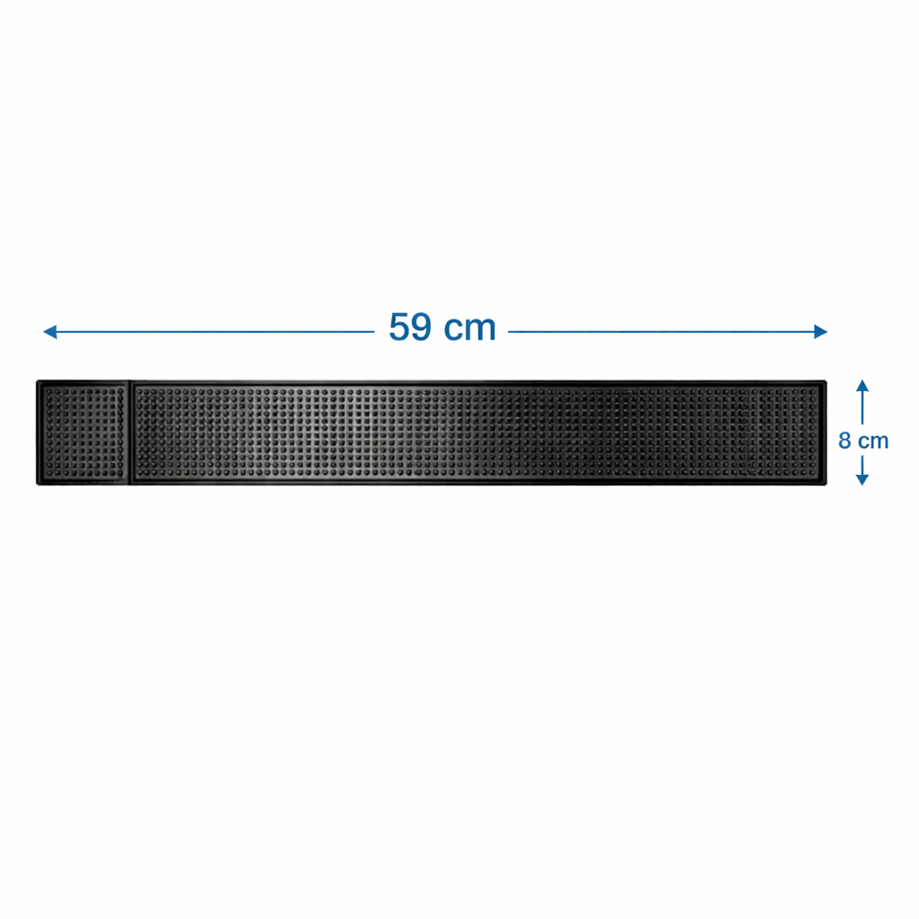 Bar Mate - Bar Mat Premium 59 x 8 cm Heavy Duty Rubber Bar Counter Mat BRMTS-7