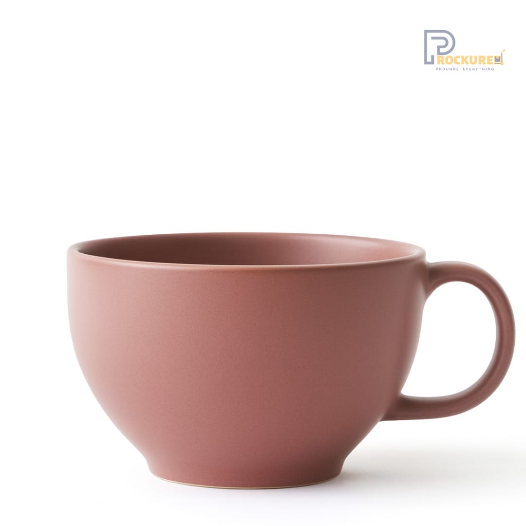 Sanaai Raspberry Pink Tea Cup Porcelain - 48 Pc Carton for Hotels & Restaurants