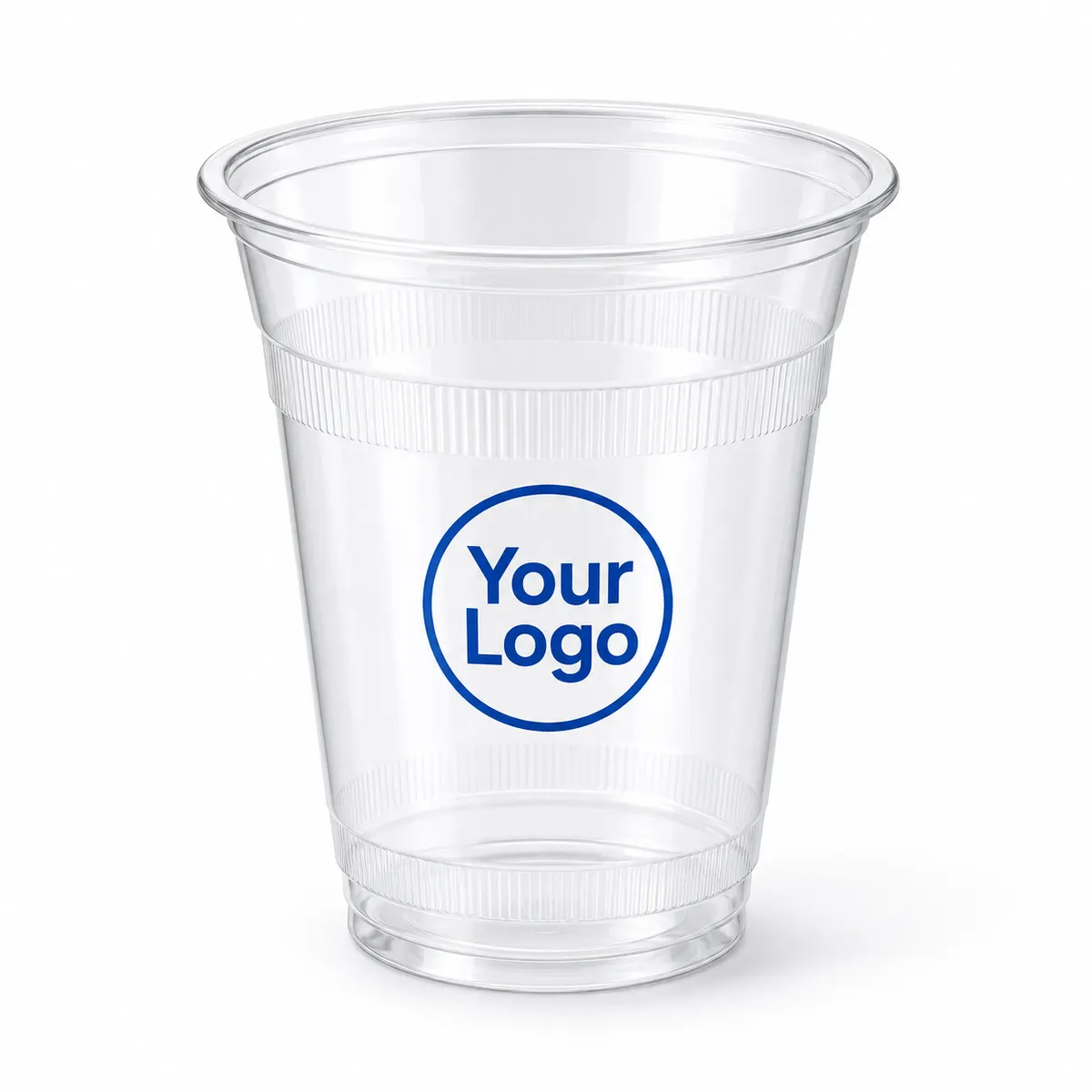 Customized PET Clear Glass  350 ML|95mm dia – Thick Disposable Cup