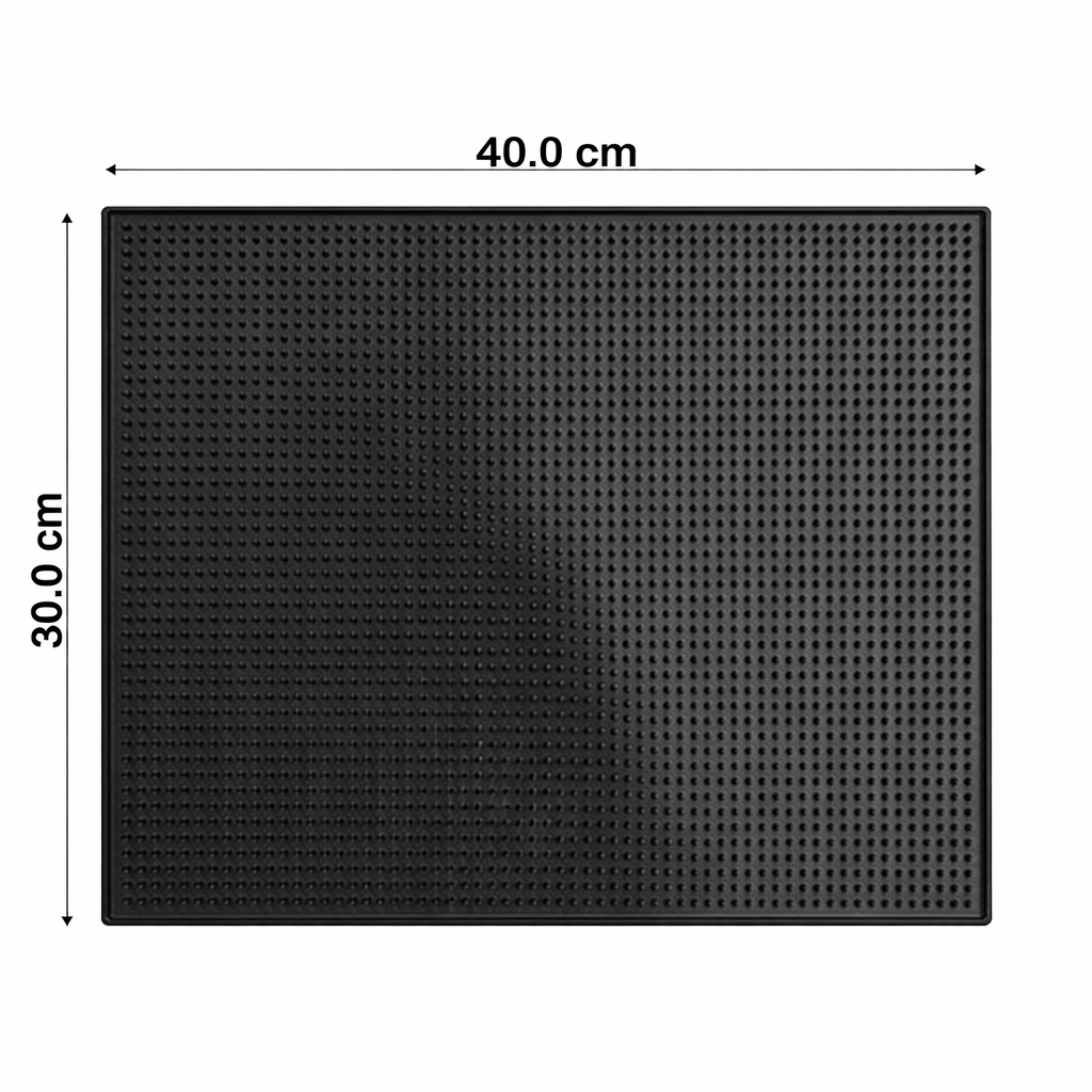 Bar Mat 40 x 30 CM - BRMTS-2 Rubber/PVC Anti-Slip Bar Counter Mat