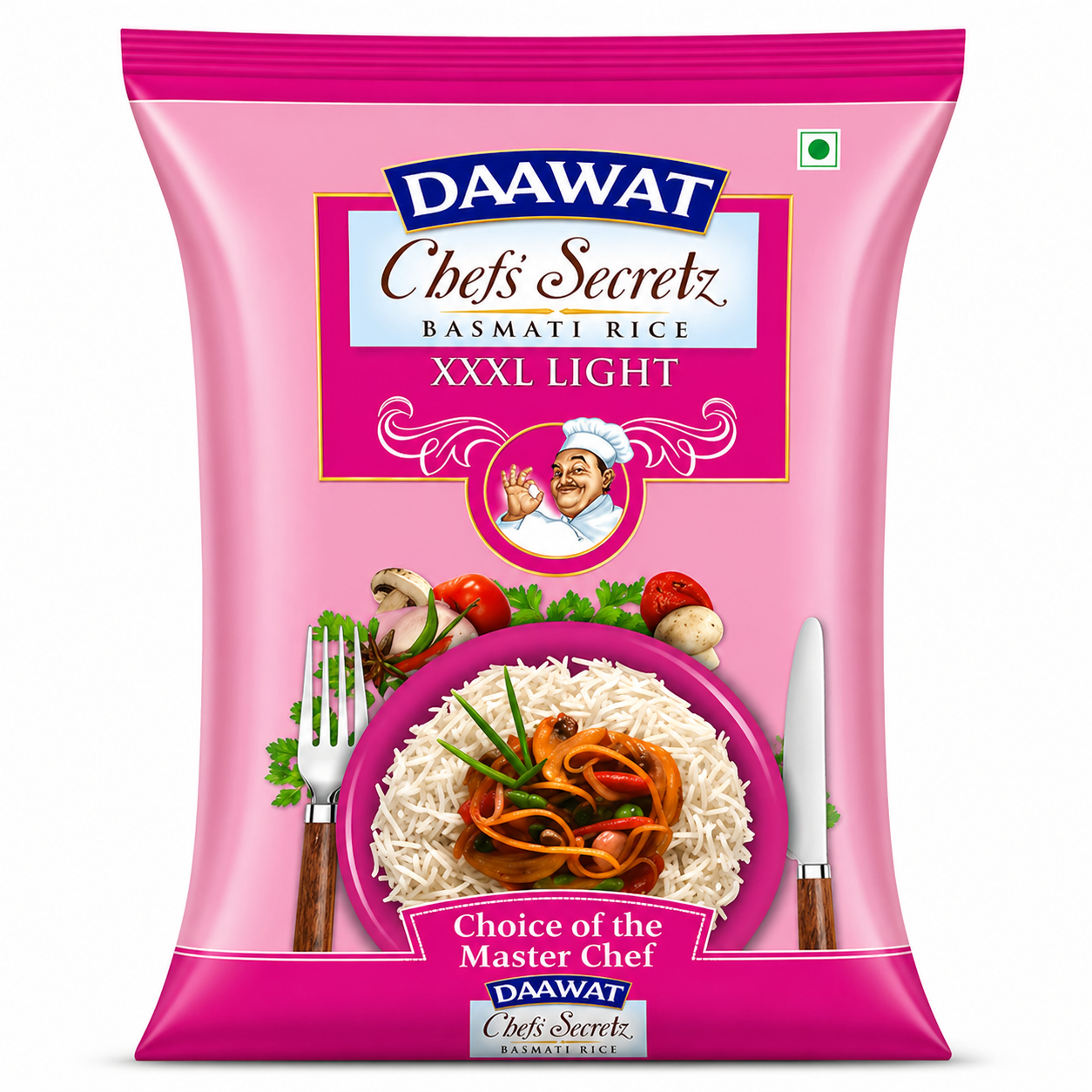 Daawat Chef Secrets Royal Light Basmati Rice 5kg