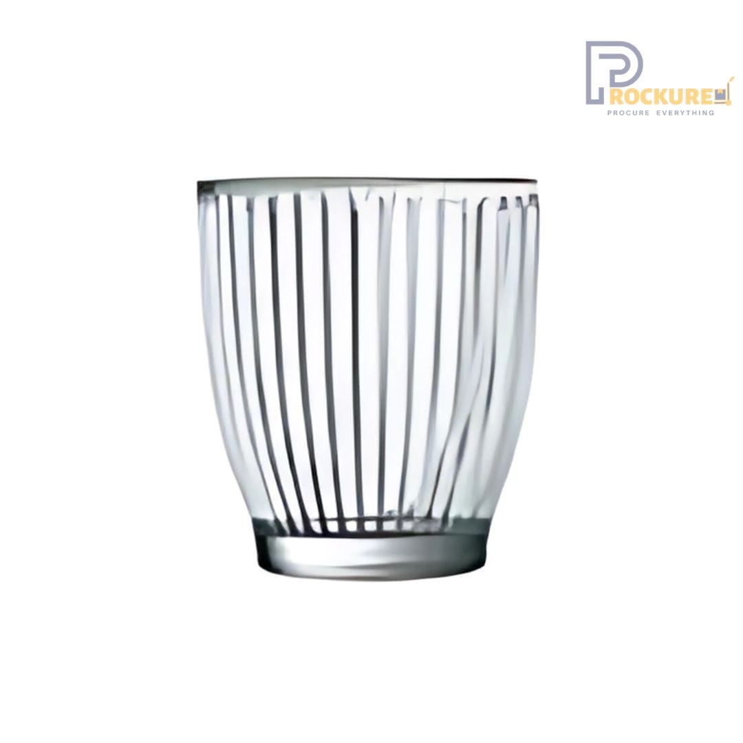 Arcoroc Ricky O/F Line Tumbler - 34 cl Tempered Glass (Carton of 24 pc)