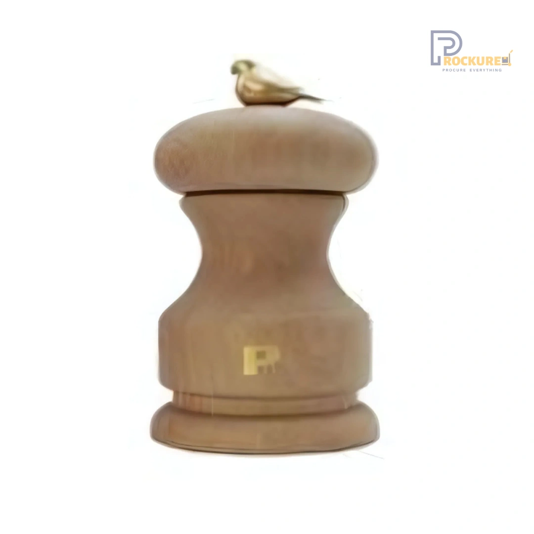 Bisetti Bird Pepper Mill 11 cm (Natural Finishing) | Compact & Earthy