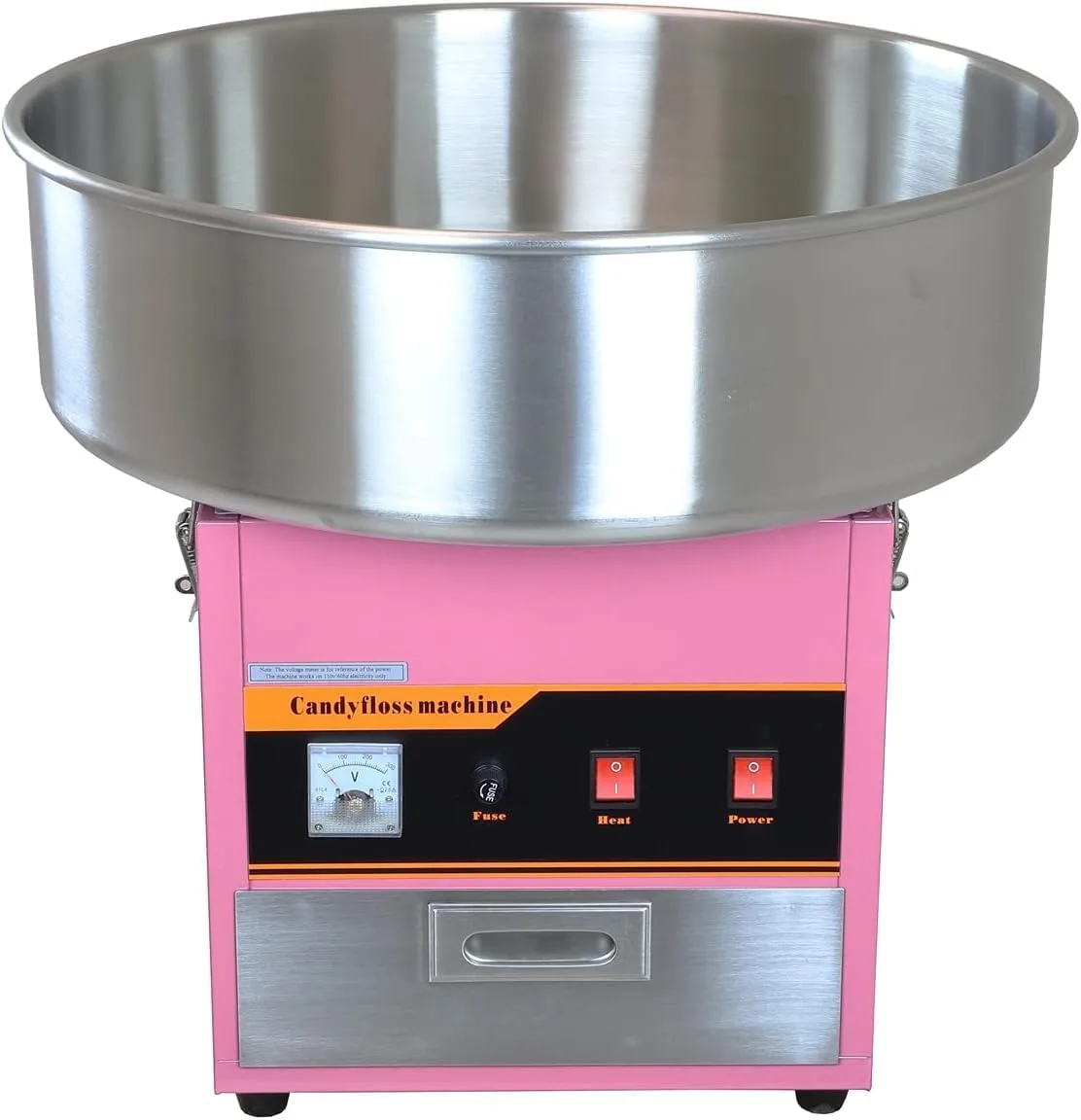 Electric Candy Floss | Commercial Cotton Candy Machine | Stainless Steel Bowl CCE-520 2