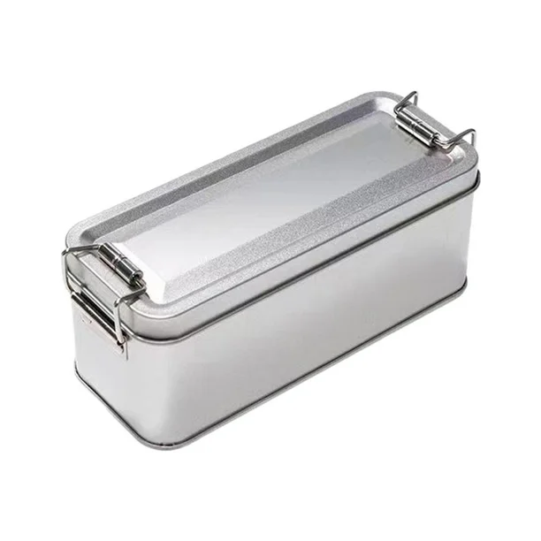 Tiramisu Tiffin Box - Food-Grade Tin Storage Box for Desserts and Snacks