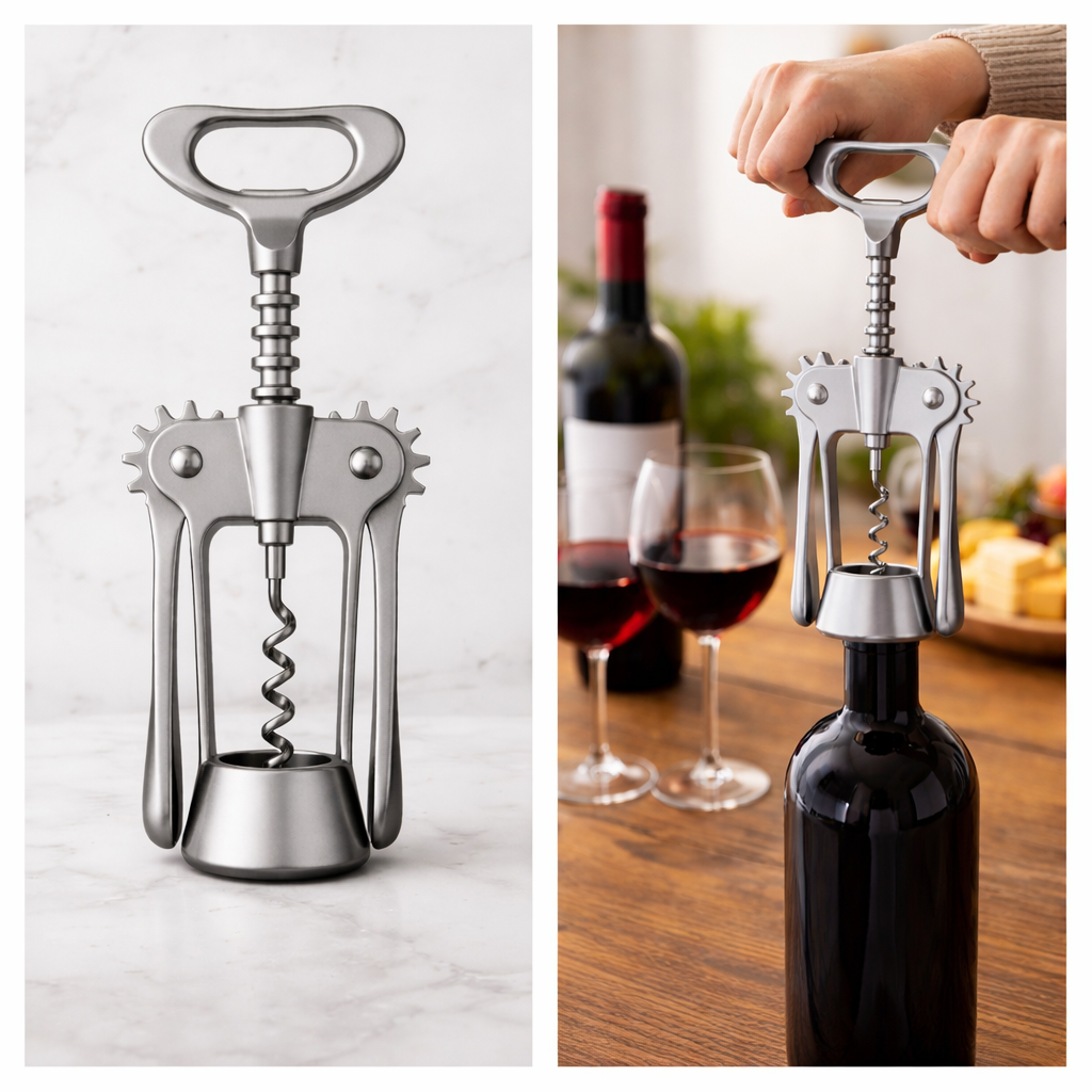 Wine Bottle Opener Mate -WBOM-14 Winged Corkscrew