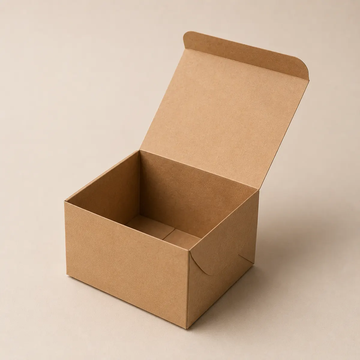 Kraft Paper Cake Box – Foldable Food-Grade Bakery Packaging | 1/2KG & 1KG Variants 2