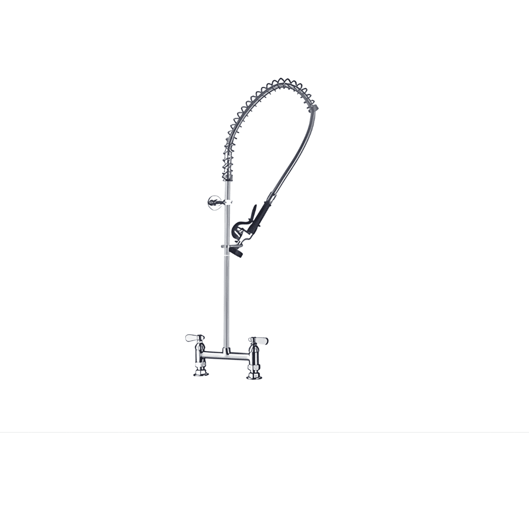 Pre-Rinse Faucet with 8-inch Wall Mount 5PR8W00