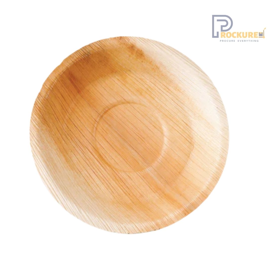 Areca Leaf 7 Inch Deep Round Plate