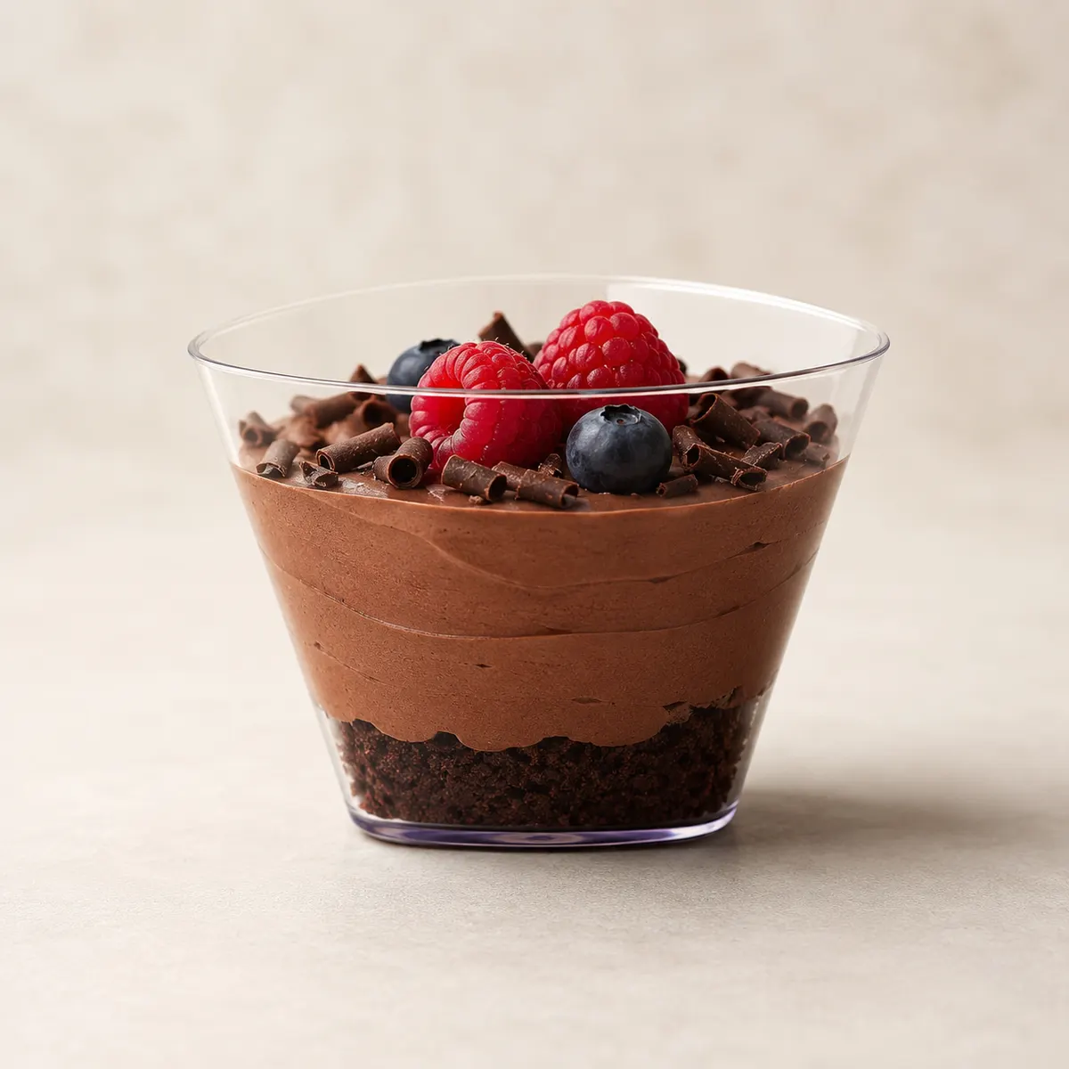 Acrylic Plastic Triangle Dessert Cup N3 2