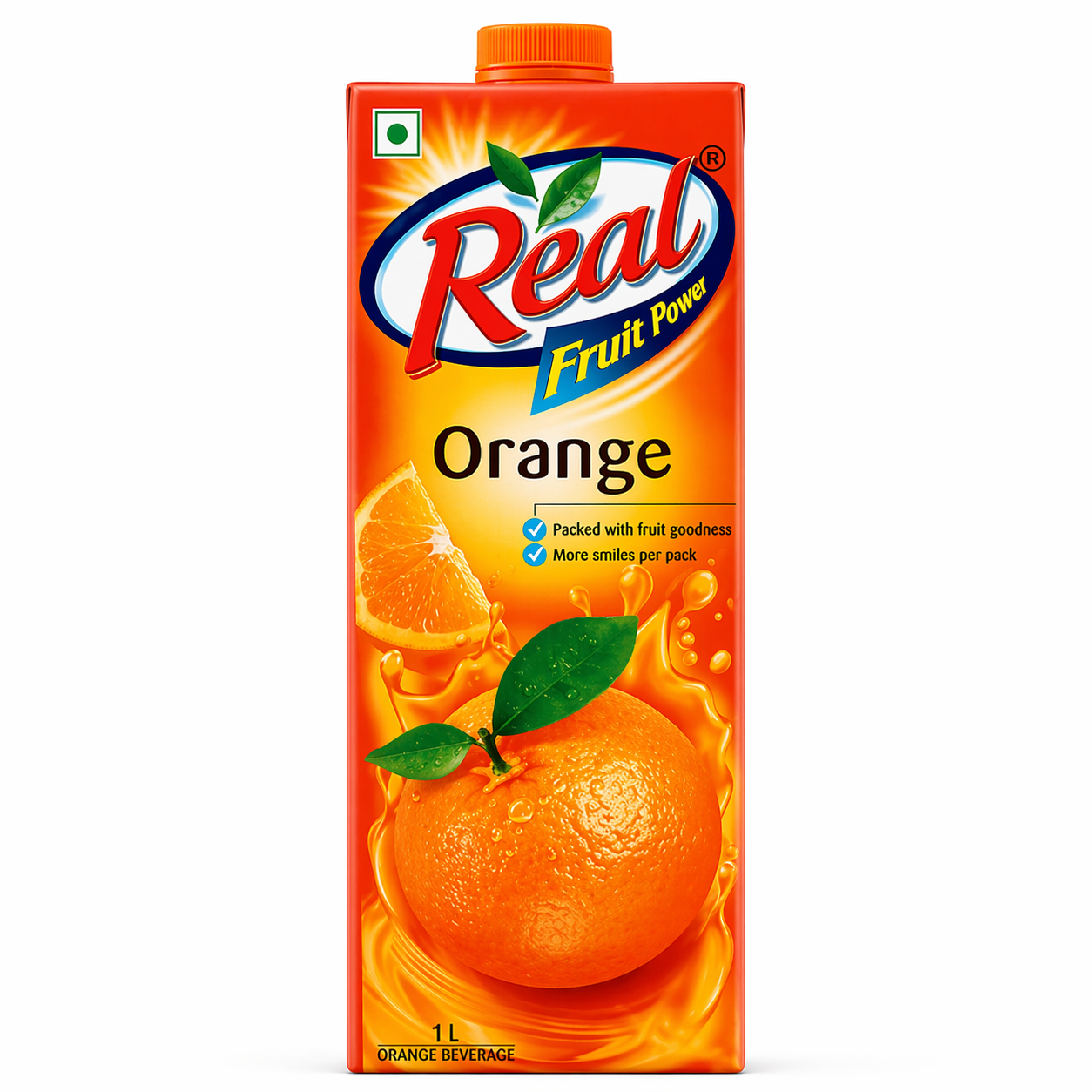 Real Orange Fruit Juice 1Lt