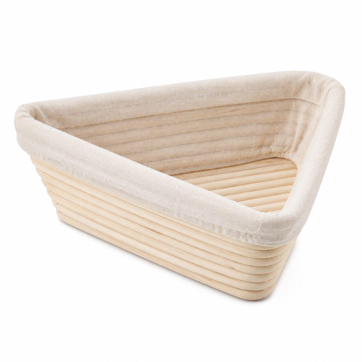 Triangle Banneton Proofing Basket 9x3 Inch Natural Cane