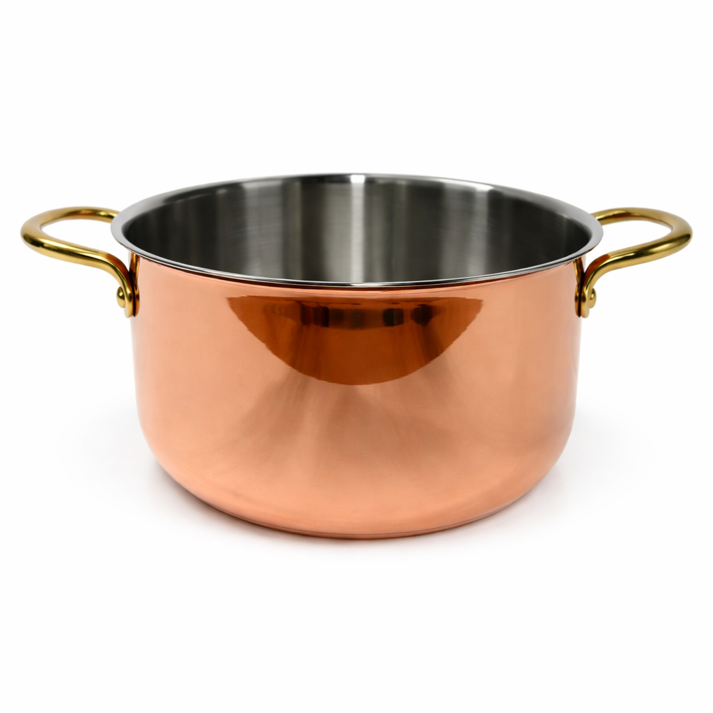 PradeepTriply Saucepot 6.3 Litre with Copper Finish