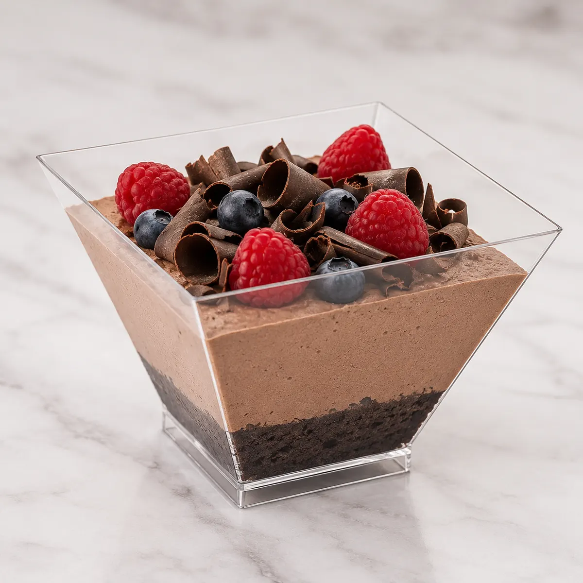 Acrylic Plastic Big Square Bowl N25 3