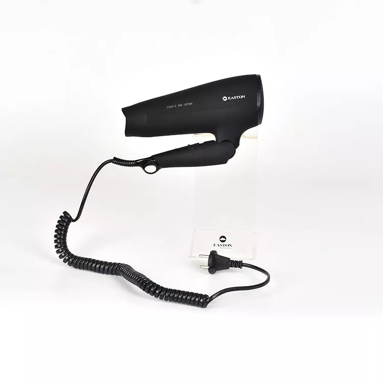 Easton Commercial Folding Hair Dryer ES5512 1875W for Hotel Bathroom Use