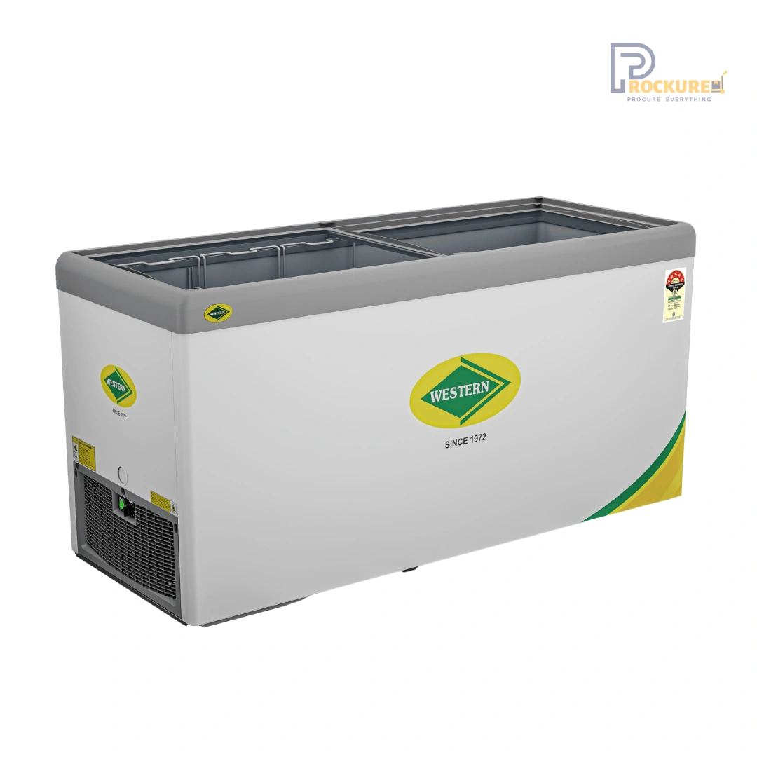 Western F550GL25 Glass Top Chest Freezer – 536L