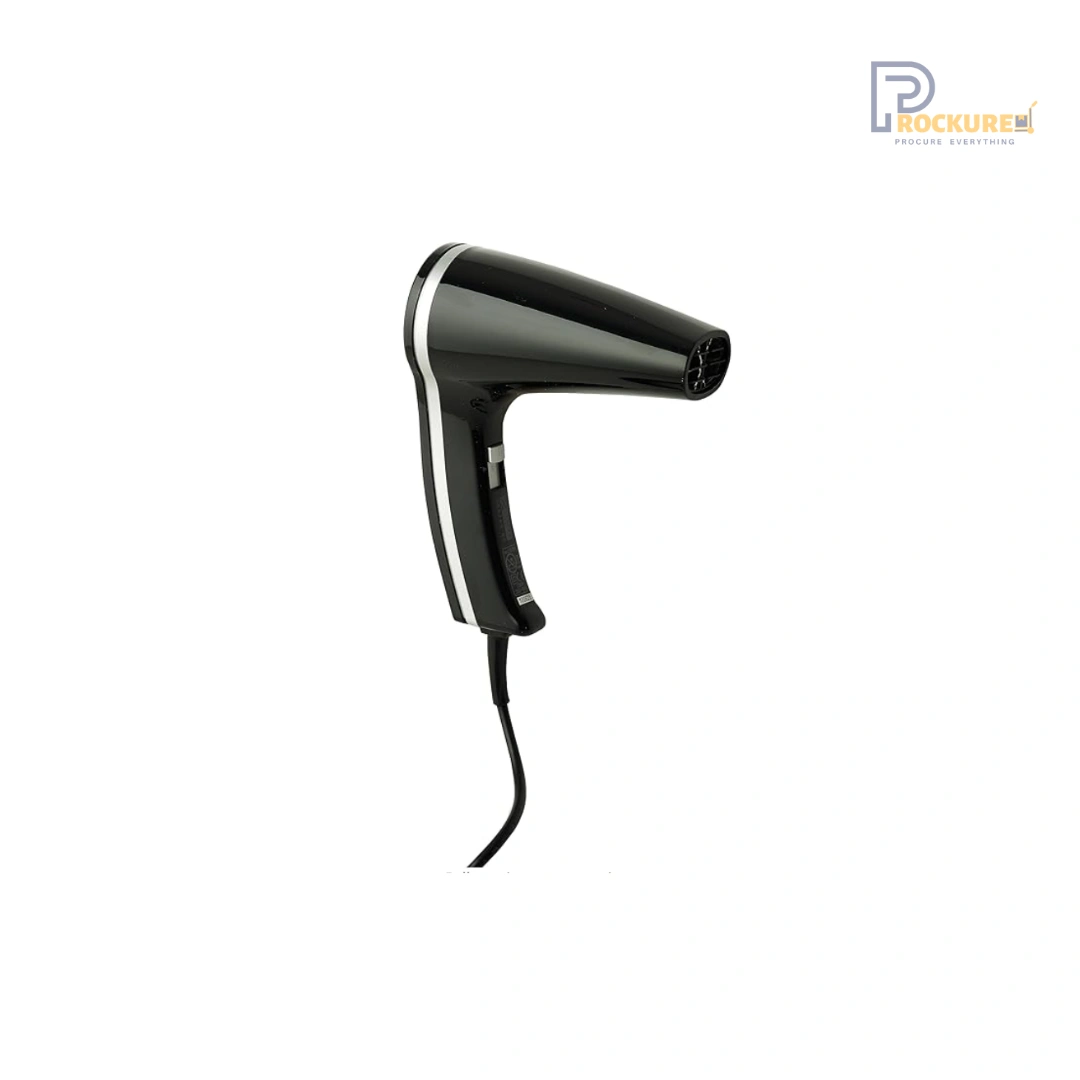 JVD Eden Hair Dryer – Wall-Mounted Space-Saving Dryer with Lightouch Handle for Hotel Bathrooms