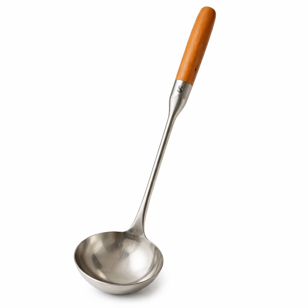 Wooden Handle Ladle 15 CM - Ladle Wooden Handel