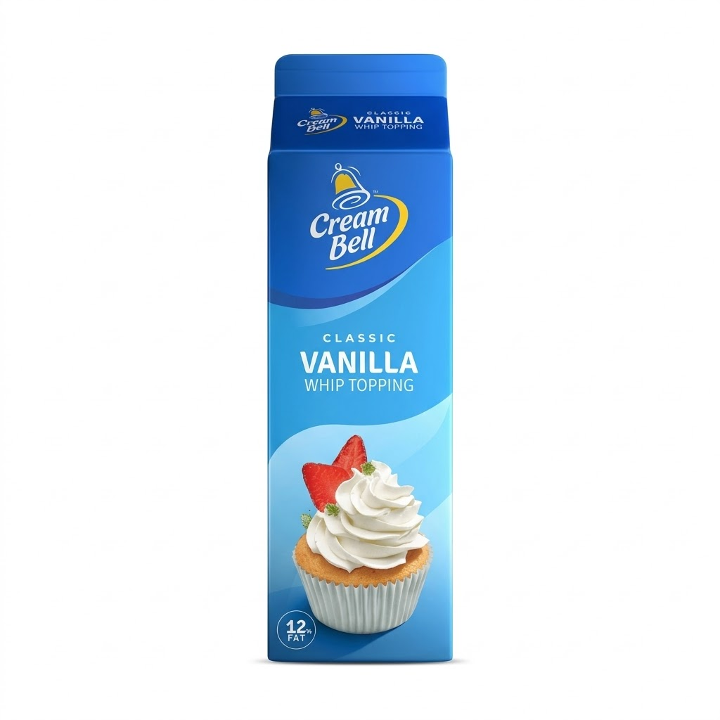 Cream Bell Classic Vanilla Whip Topping Cream 1kg (1*12)