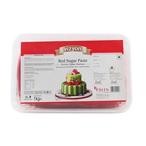 Vizyon Sugar Paste (Red) 1 kg