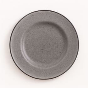 Sanaai Urban Grey Dinner Plate - 27 cm Porcelain Plate for Fine Dining (12 Pc Carton)