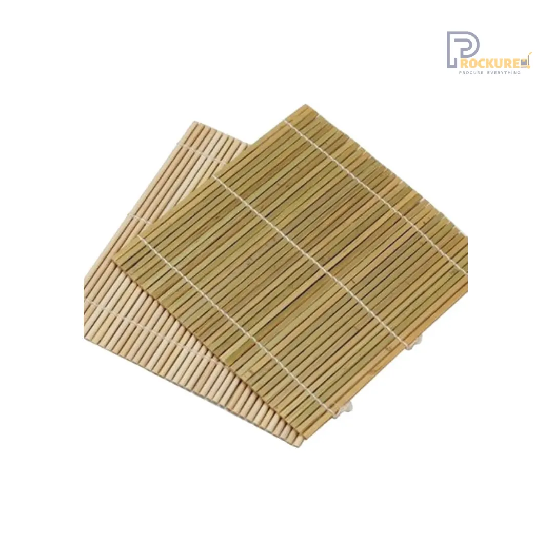 Wooden Sushi Mat | Traditional Bamboo Rolling Mat for Sushi Making