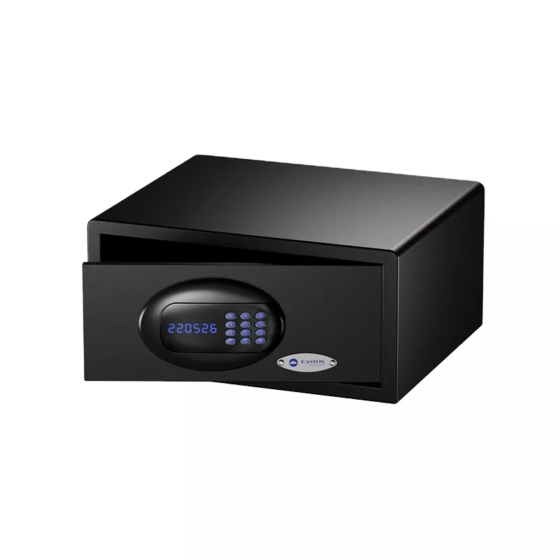 Easton Electronic Hotel Safe Box ES1040 – Side Opening Laptop Safe (Black / Ivory)