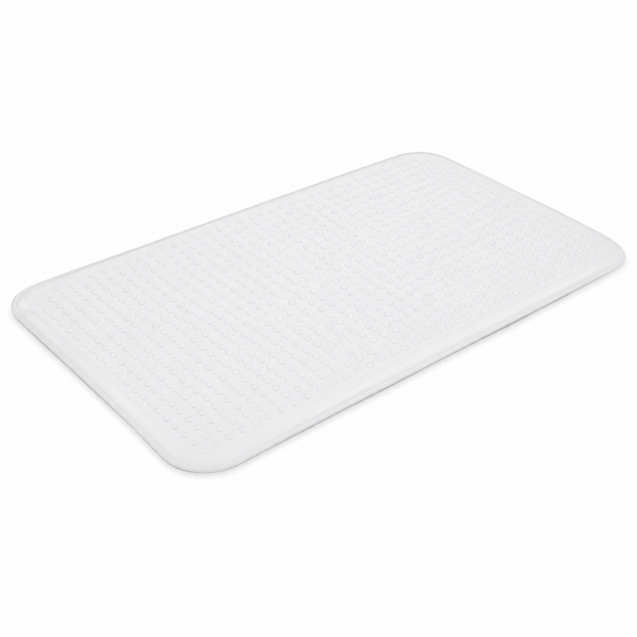 JVD Eton White Anti-Slip PVC Bath Mat 700 x 400mm JVDEWAS