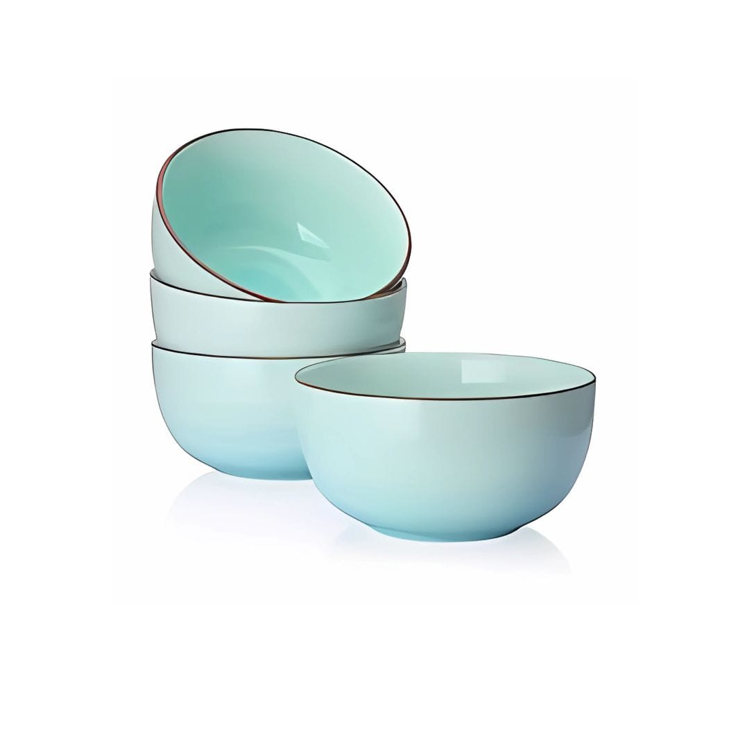 Sanaai Aqua Blue Dinner Bowl Porcelain - 9.5 cm (48 Pc Carton)