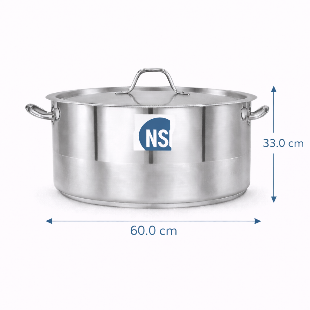 Pradeep Stainless Steel Cookpot 93 Litre - Cook Plot 1/2 size 60 x 33 cm 2