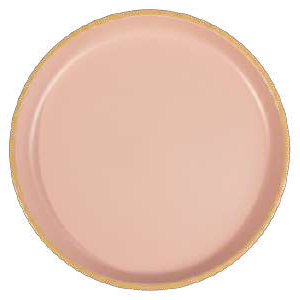 Meraami Aura Blush Ceramic Edge Plate 24 cm