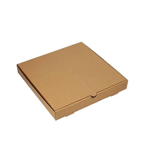 Kraft Brown Corrugated Pizza Box Plain Square Shaped 7 to 12 Inch