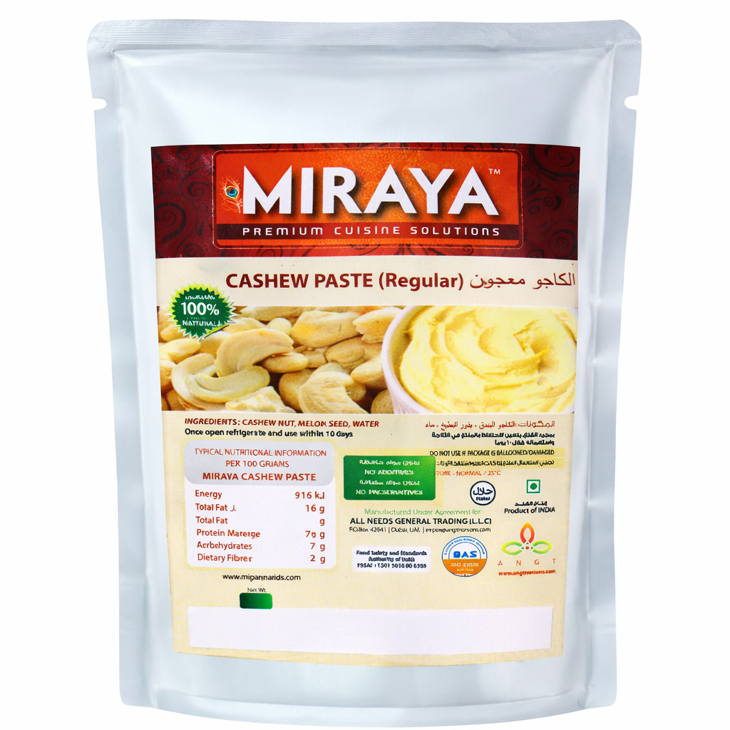 Miraya Cashew Paste Regular 1kg 2