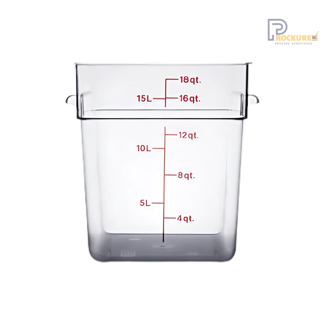 Cambro 18SFSCW Square Storage Container – 18L | Heavy-Duty Restaurant Storage Bin