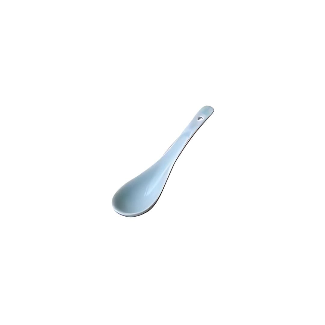 Sanaai Aqua Blue Soup Spoon Porcelain - 144 Pc Carton for Fine Dining