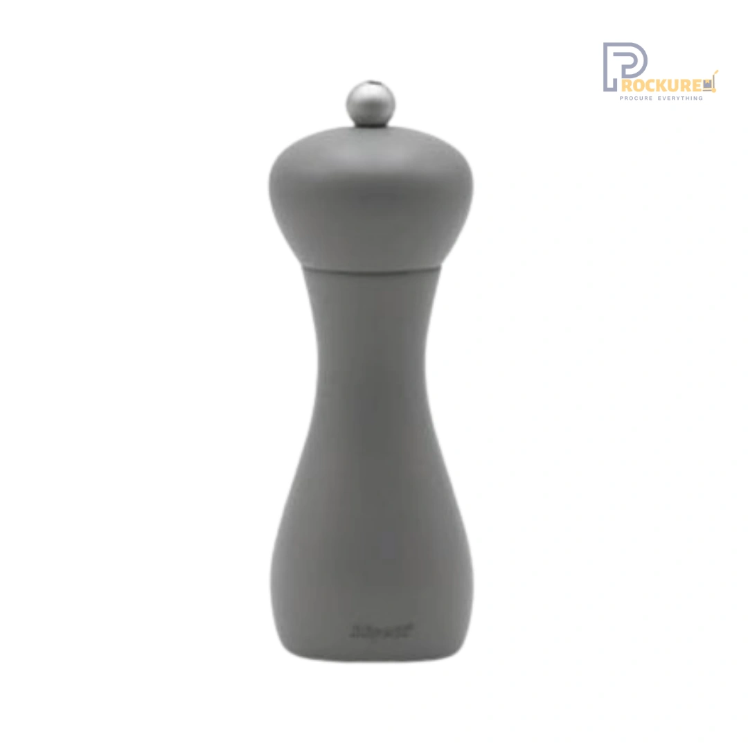 Bisetti Rimini Salt Mill 18 cm (Grey Matt Finish) | Subtle & Modern