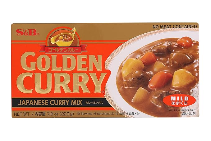 S&B Golden Curry Sauce Mix Mild — 220 g Box
