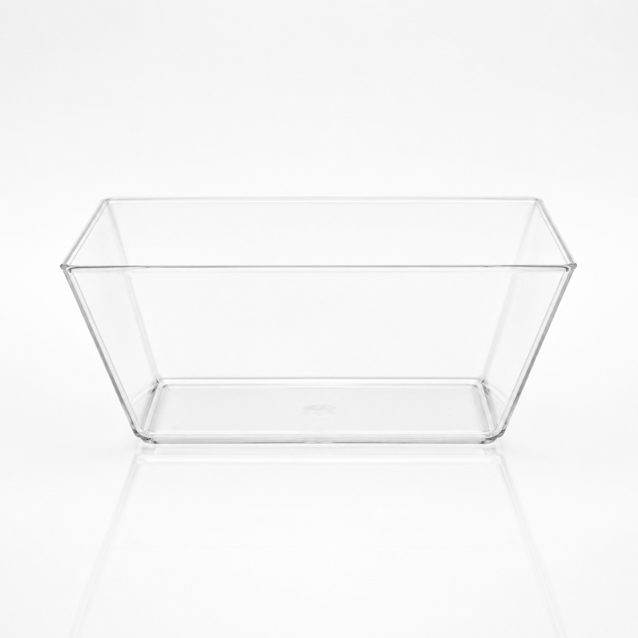 Acrylic Plastic Square Flat Bowl N58